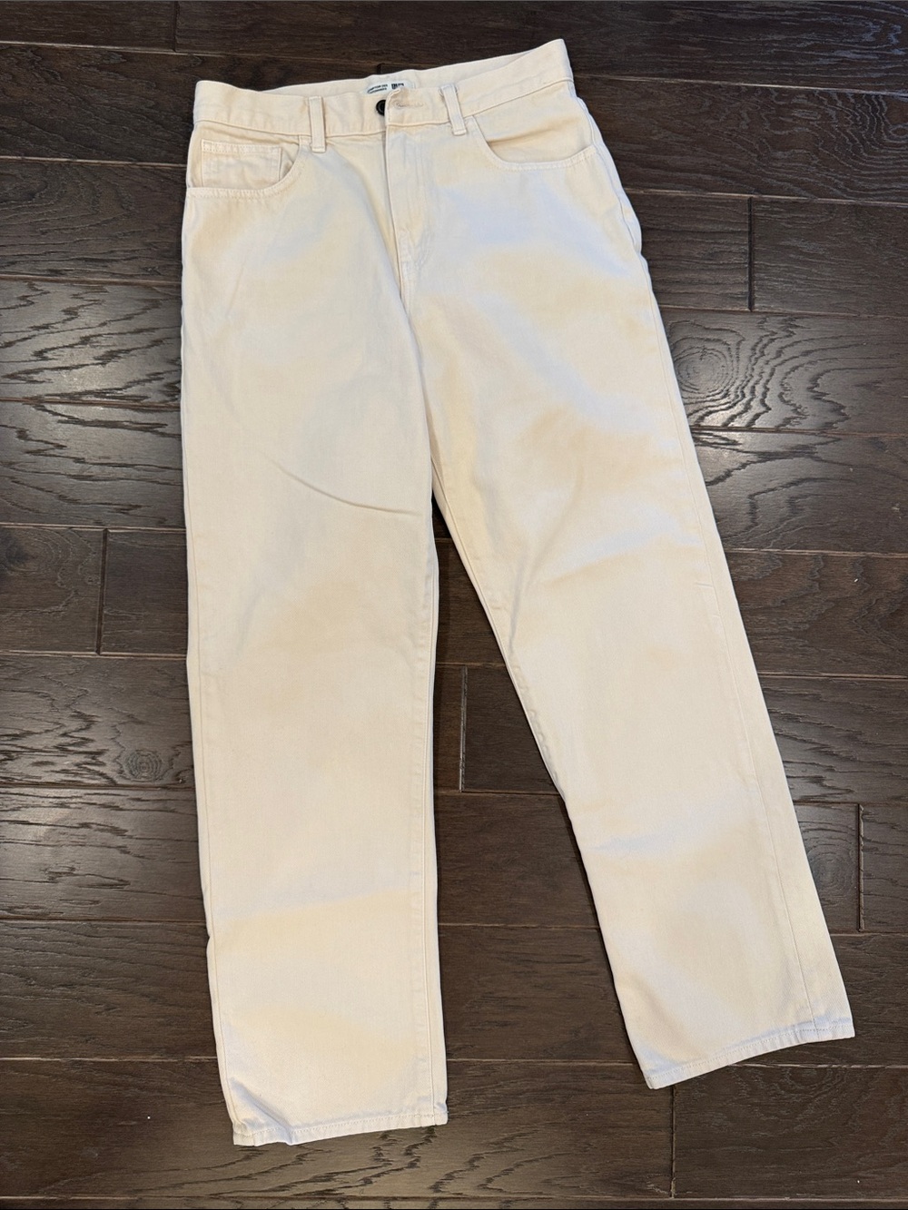 🏷️ Uniqlo x Comptoir des Cotonniers Off-White Regular Straight Jeans - Size 29